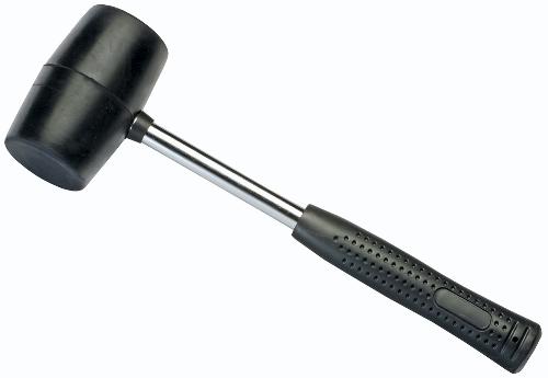 [187747] Młotek kempingowy gumowy ze stalową rączką