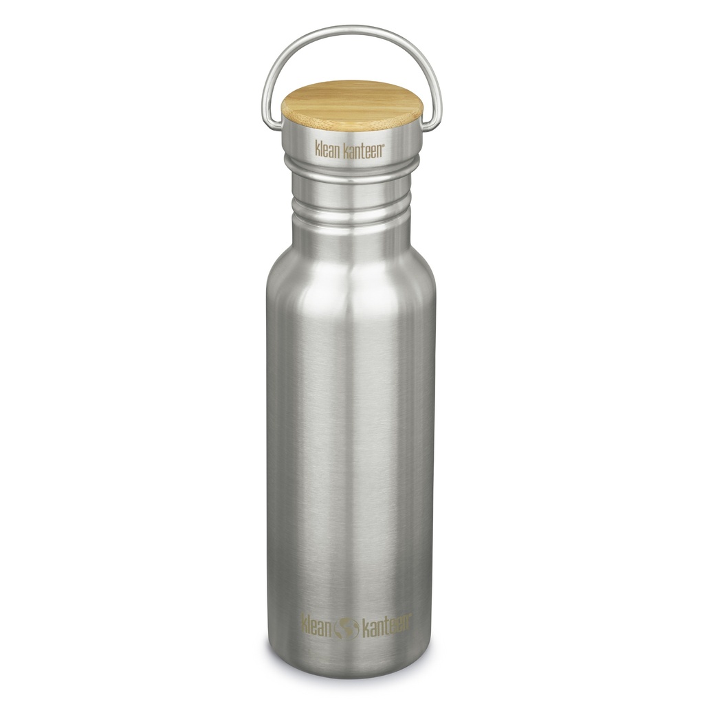 Butelka stalowa Kanteen Reflect 800 ml z nakrętką Bamboo Cap