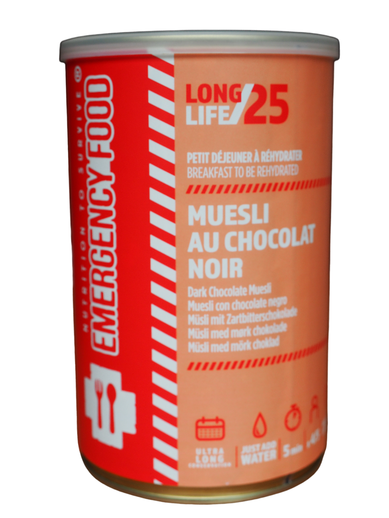 [271832] Potrawa Emergency Food® by Nutridry Musli z mlekiem i gorzką czekoladą