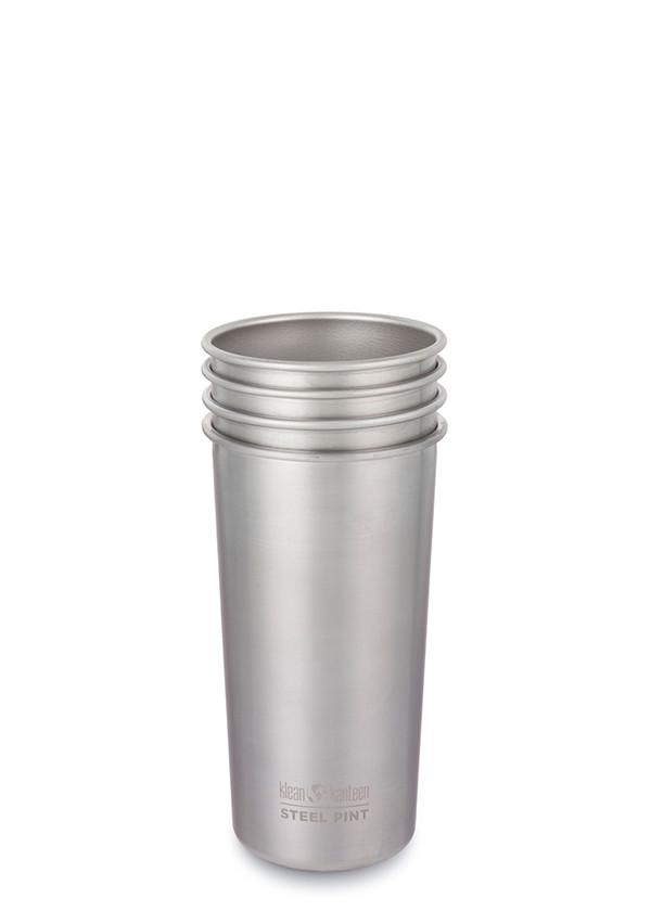 [200473] Kubek stalowy Klean Kanteen (zestaw 4 szt.) (brushed stainless, 0.592)