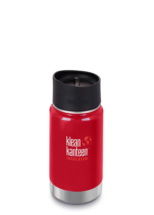 [200434] Kubek termiczny Kanteen Wide z nakrętką Cafe Cap 2.0 355 ml (mineral red)